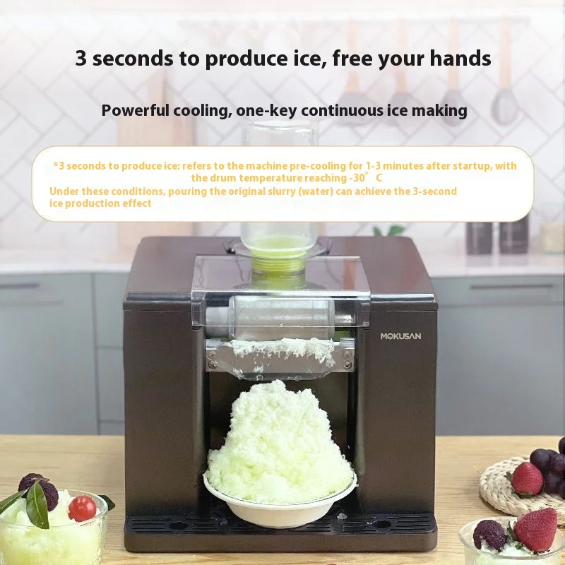 Automatic Snow Ice Shaver Machine Home Commercial Shaved Ice Maker for Stall Use Dessert Equipment
Automatic Snow Ice Shaver Machine Home Commercial Shaved Ice Maker for Stall Use Dessert Equipment