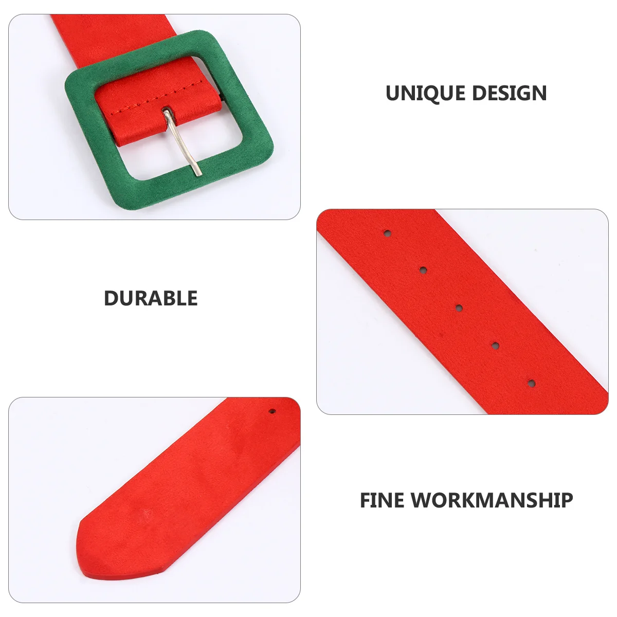 1Pcs Women Waist Belt Bright Color Square Buttonhole Exquisite Workmanship Comfortable Look Women Belt
1Pcs Women Waist Belt Bright Color Square Buttonhole Exquisite Workmanship Comfortable Look Women Belt