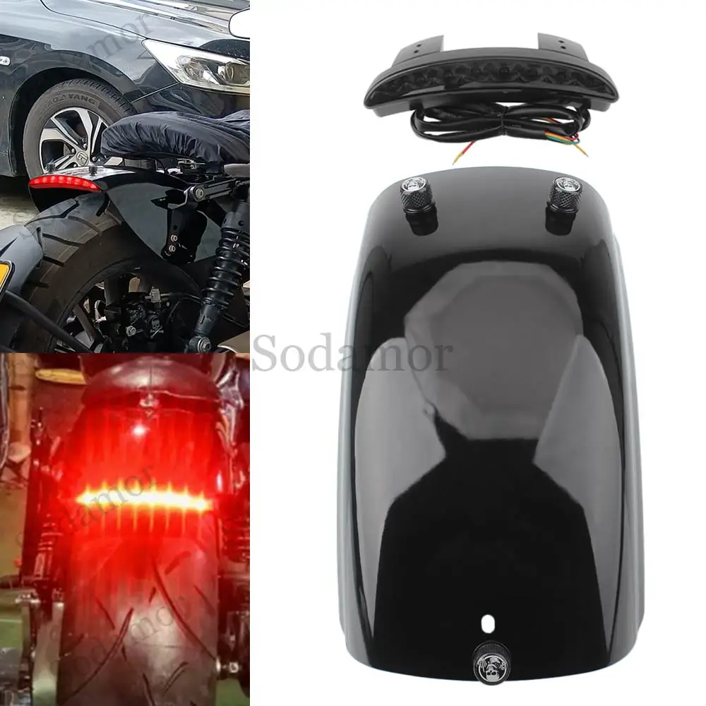 For Harley Sportster1200 LOW-XL1200L 883R-XL883R Motorcycle Short Rear Fender Mud Guard Protector With Led turn signal Accessory
For Harley Sportster1200 LOW-XL1200L 883R-XL883R Motorcycle Short Rear Fender Mud Guard Protector With Led turn signal Accessory