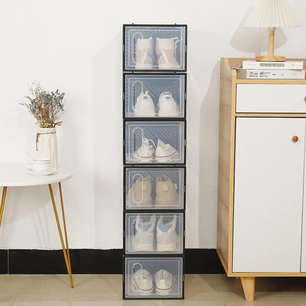Shoe Box Shoe Box Organizer Space-saving Plastic Shoe Box Stackable Sneaker Storage Organizer with Lid Closet for Shoes
Shoe Box Shoe Box Organizer Space-saving Plastic Shoe Box Stackable Sneaker Storage Organizer with Lid Closet for Shoes