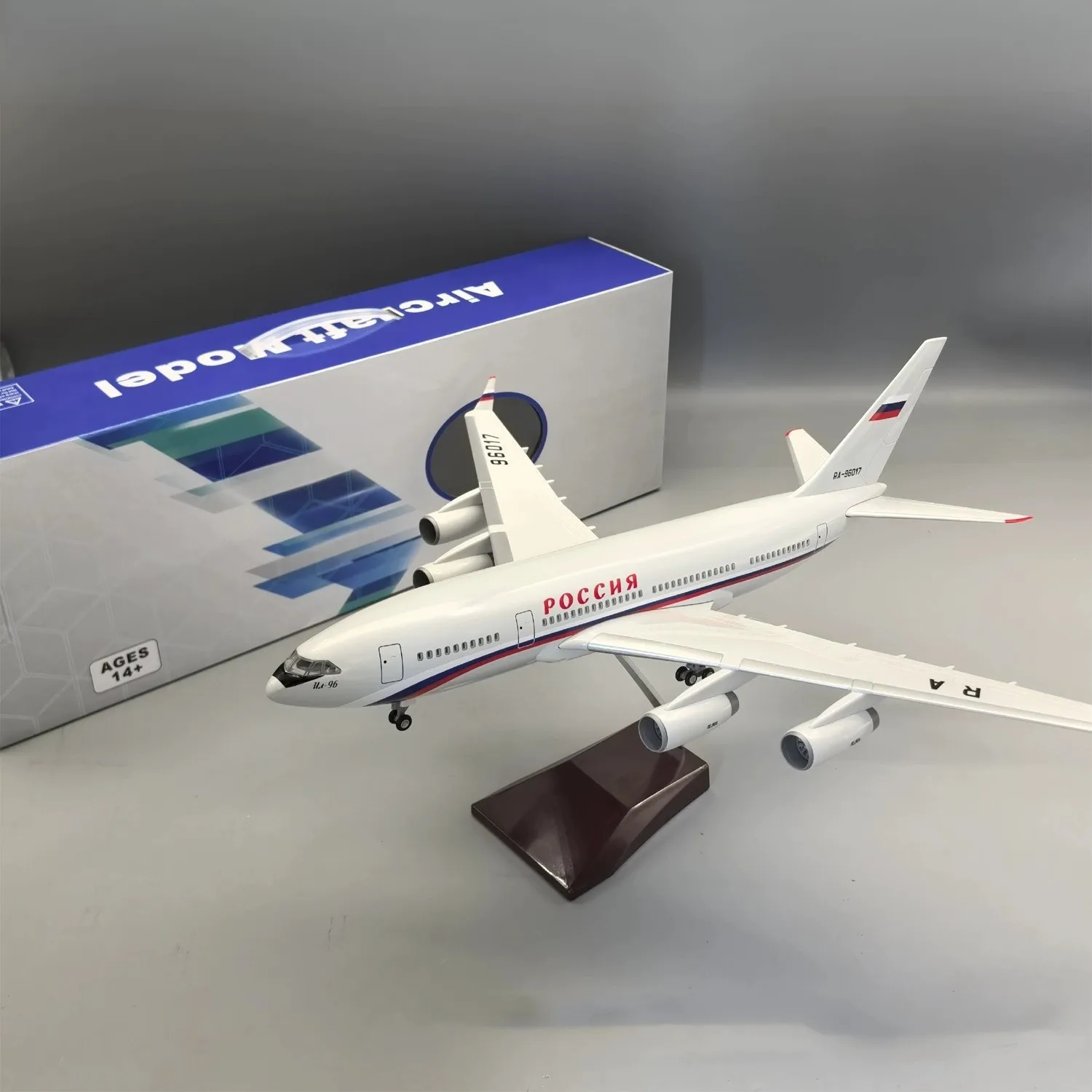 New 46cm Russian Il-96 Airplane Model Toy Kit with Landing Gear Wheels Light For Collections and Displays or Gift
New 46cm Russian Il-96 Airplane Model Toy Kit with Landing Gear Wheels Light For Collections and Displays or Gift