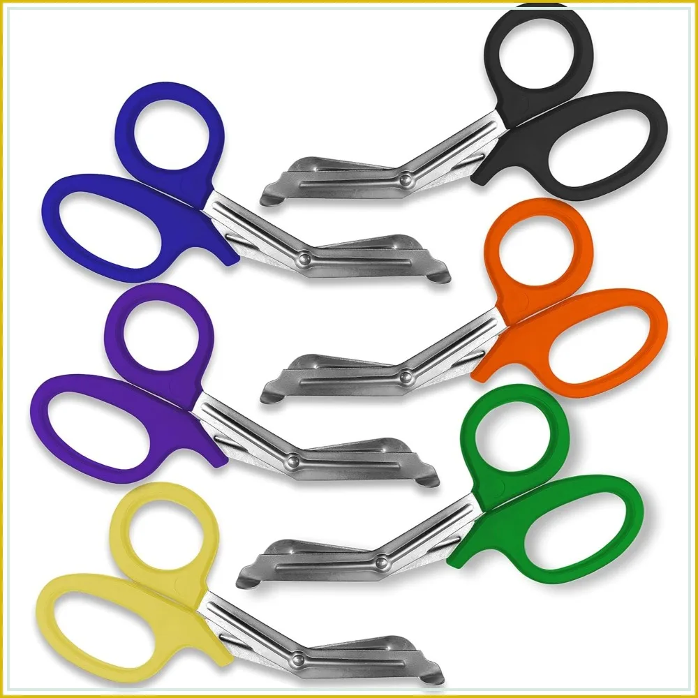 6-Pack EMT Trauma Shears, Heavy Duty Non-Stick Stainless Steel, for EMS & Nurses
6-Pack EMT Trauma Shears, Heavy Duty Non-Stick Stainless Steel, for EMS & Nurses