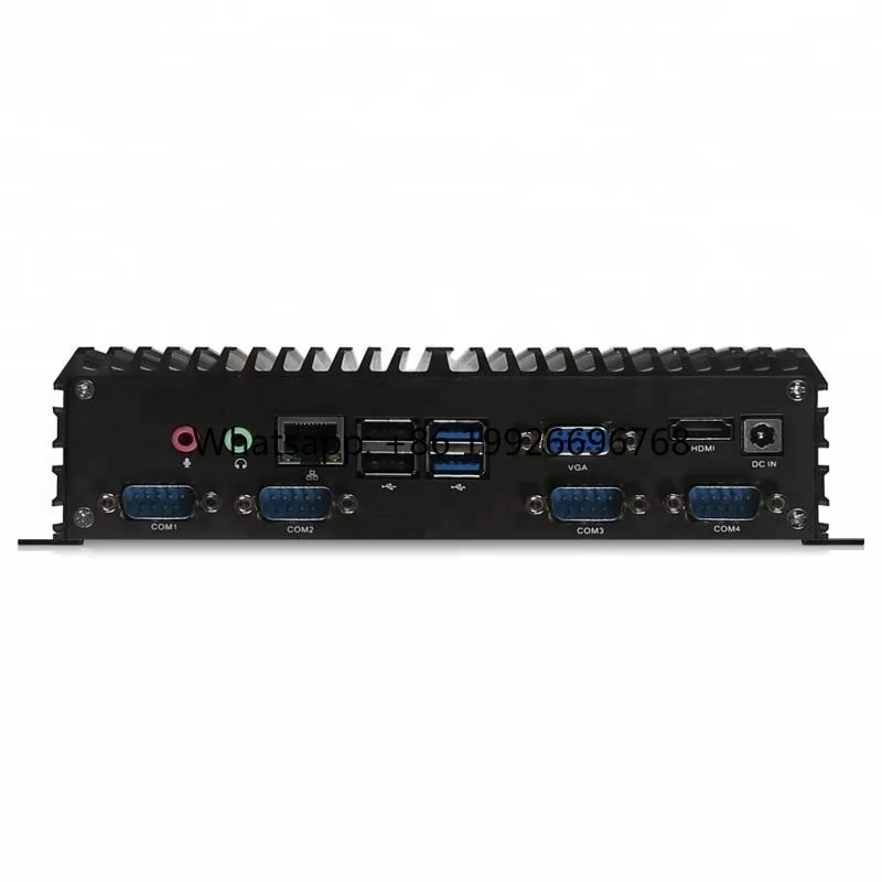 Fanless Box PC X86 J1900 Quad Core Industrial Mini PC 2*RJ45 6*RS232 6*USB GPIO Industrial Computers
Fanless Box PC X86 J1900 Quad Core Industrial Mini PC 2*RJ45 6*RS232 6*USB GPIO Industrial Computers