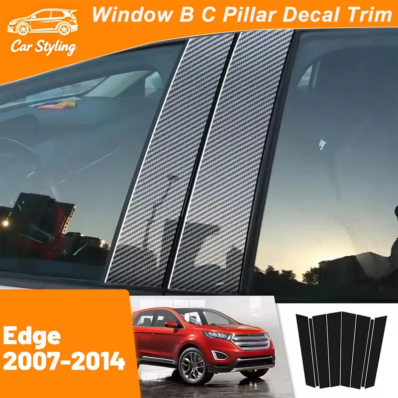 For Ford Edge 2007-2014 2008 2009 2010 2011 2012 2013 Carbon Fiber Window Door Column Deal B C Pillar Post Cover Trim Sticker
For Ford Edge 2007-2014 2008 2009 2010 2011 2012 2013 Carbon Fiber Window Door Column Deal B C Pillar Post Cover Trim Sticker