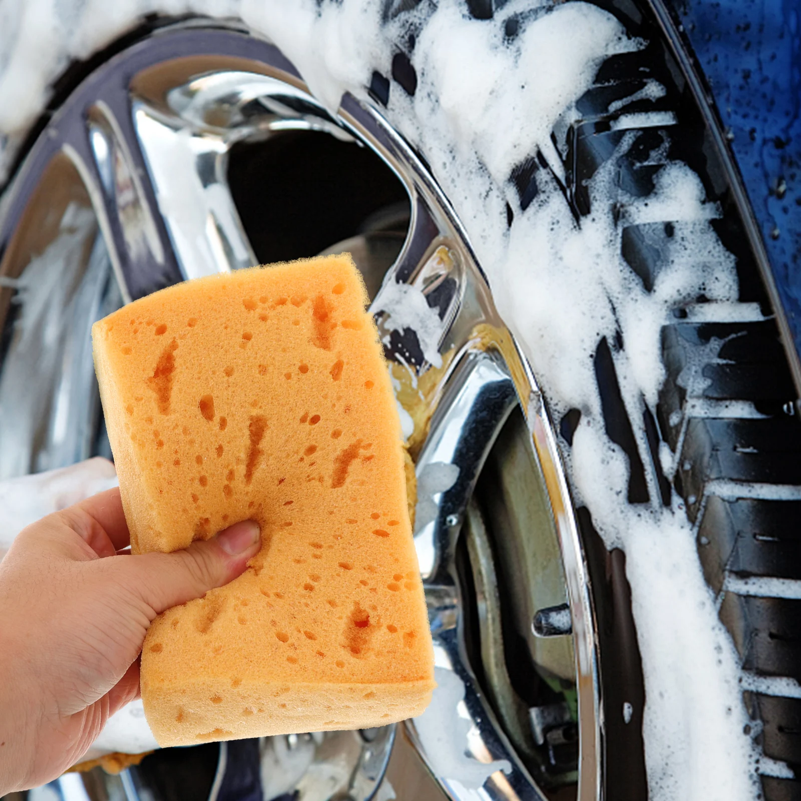 1pc Car Wash Sponge Honeycomb Windshield Cleaning Sponge High Density Absorbent Easy Grip Soft Vehicle 
1pc Car Wash Sponge Honeycomb Windshield Cleaning Sponge High Density Absorbent Easy Grip Soft Vehicle