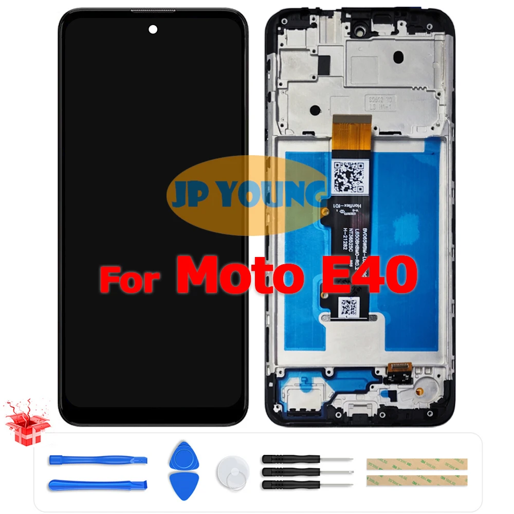 Original 6.5" LCD Touch Screen Digitizer Assembly for Motorola Moto E40 XT2159/XT2159-3/XT2159-4 - Replacement
Original 6.5" LCD Touch Screen Digitizer Assembly for Motorola Moto E40 XT2159/XT2159-3/XT2159-4 - Replacement
