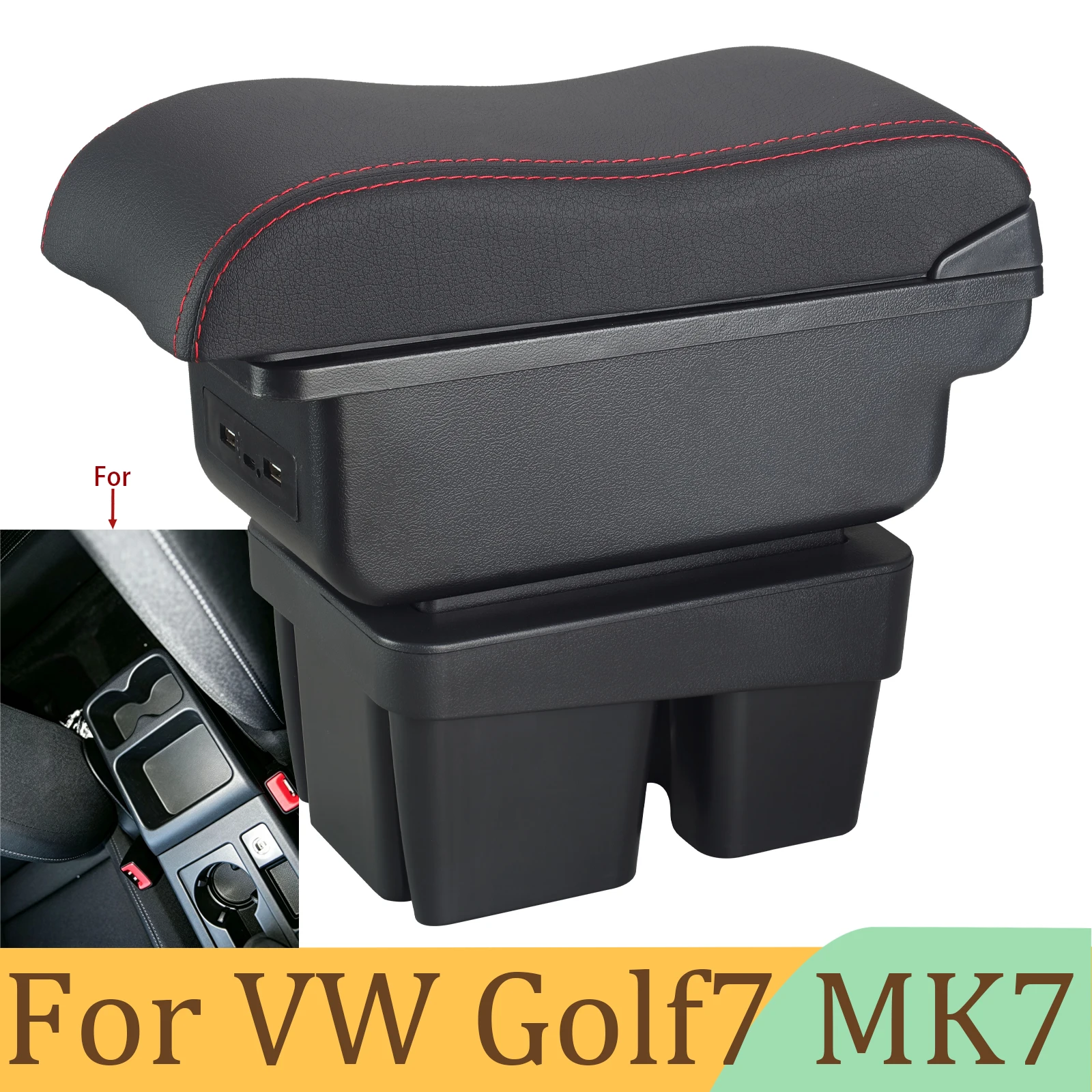For VW Golf 7 For Volkswagen Golf 7 Mk7 Car Armrest Box Center Console Storage Box Interior Retrofit Special Accessories
For VW Golf 7 For Volkswagen Golf 7 Mk7 Car Armrest Box Center Console Storage Box Interior Retrofit Special Accessories