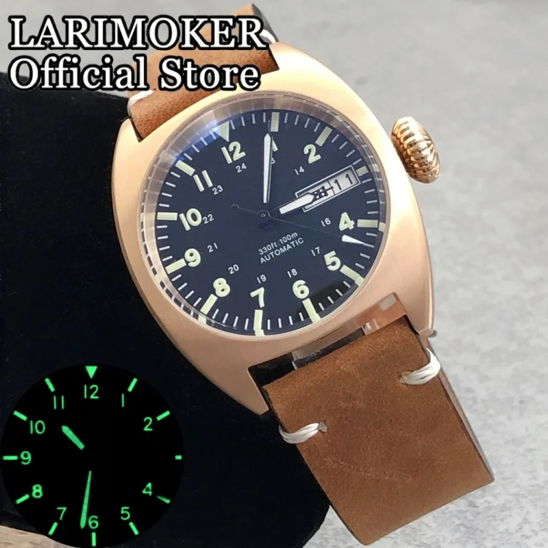 LARIMOKER 36mm/39mm Sapphire Glass Stainless Steel Rose Gold Watch Case And Rubber Strap Men's NH36 Automatic Mechanical Watches
LARIMOKER 36mm/39mm Sapphire Glass Stainless Steel Rose Gold Watch Case And Rubber Strap Men's NH36 Automatic Mechanical Watches