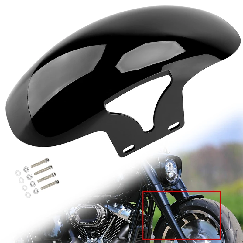 For Harley Softail M8 Fatboy FLFBS FLFB 2018-up Motorcycle Front Fender Short Mudguards Protector Cover Gloss Black Accessories
For Harley Softail M8 Fatboy FLFBS FLFB 2018-up Motorcycle Front Fender Short Mudguards Protector Cover Gloss Black Accessories