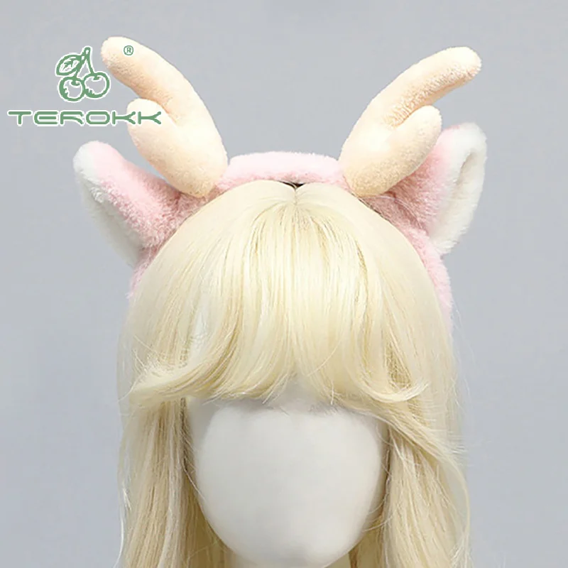 Deer Ear Head Hoop Cosplay Lamb Headbands Unisex Reindeer Antler Headband Lolita Christmas Party Headpiece Festival Headwear
Deer Ear Head Hoop Cosplay Lamb Headbands Unisex Reindeer Antler Headband Lolita Christmas Party Headpiece Festival Headwear