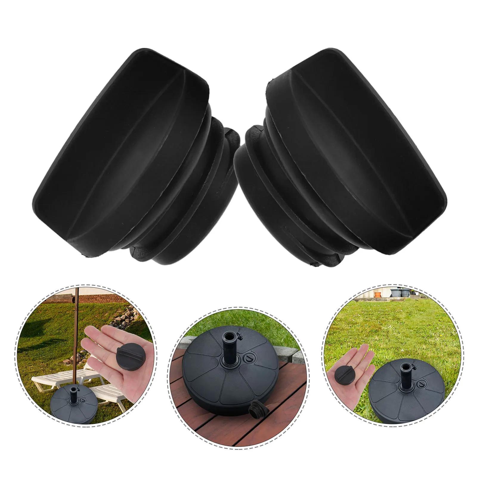 2Pcs Patio Umbrella Hole Ring Plug Drainage Cover Waterproof Uv Resistant Parasol Base Top Insert Replacement Parts Black
2Pcs Patio Umbrella Hole Ring Plug Drainage Cover Waterproof Uv Resistant Parasol Base Top Insert Replacement Parts Black