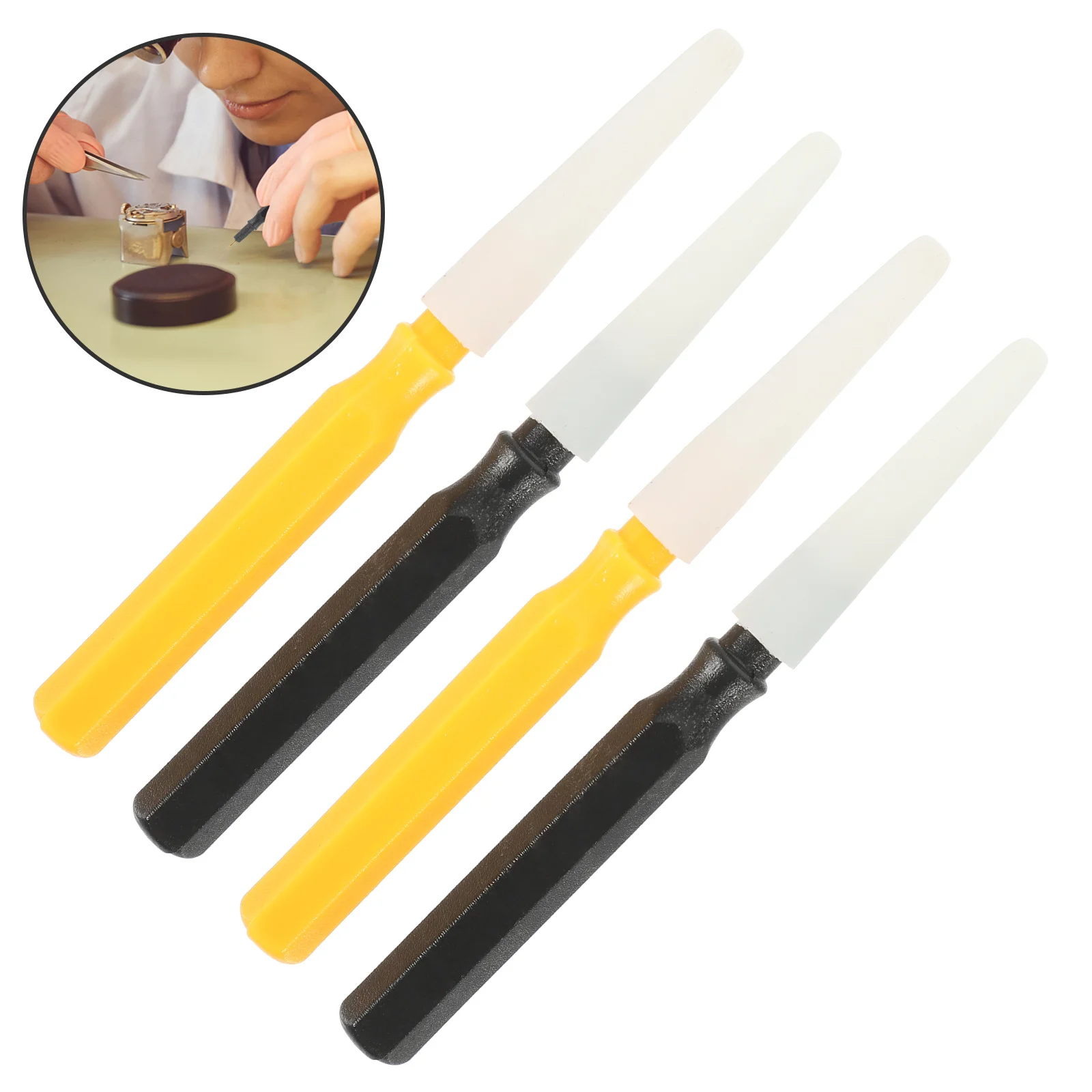 4Pcs Watch Lubricant Oiler Pen Professional Watch Repair Tool with Precision Oil Pin Lightweight Compact for Clock Maintenance
4Pcs Watch Lubricant Oiler Pen Professional Watch Repair Tool with Precision Oil Pin Lightweight Compact for Clock Maintenance