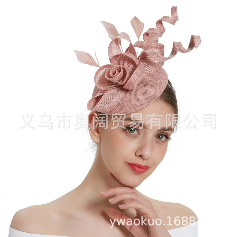 Fashion Linen Hat Wine Party Imitation Linen Hair Accessories Ball Party Wedding Dress Bride Hair Accessories Polo Hat
Fashion Linen Hat Wine Party Imitation Linen Hair Accessories Ball Party Wedding Dress Bride Hair Accessories Polo Hat