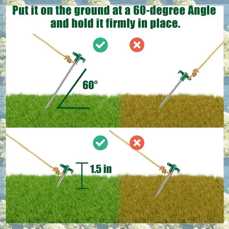 20PCS Tent Stakes Pegs,Outdoor Camping Windproof Ground Stakes,For All Kinds Of Ground
20PCS Tent Stakes Pegs,Outdoor Camping Windproof Ground Stakes,For All Kinds Of Ground