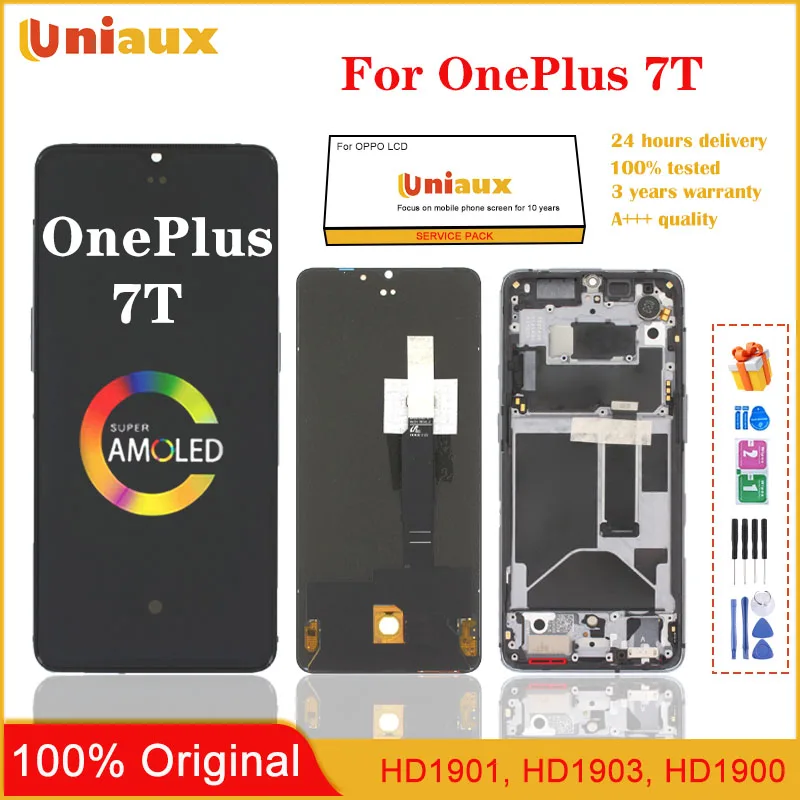 OLED дисплей 6,55 дюйма для OnePlus 7T, LCD дисплей, детали для One Plus 7T 1 + 7T
OLED дисплей 6,55 дюйма для OnePlus 7T, LCD дисплей, детали для One Plus 7T 1 + 7T