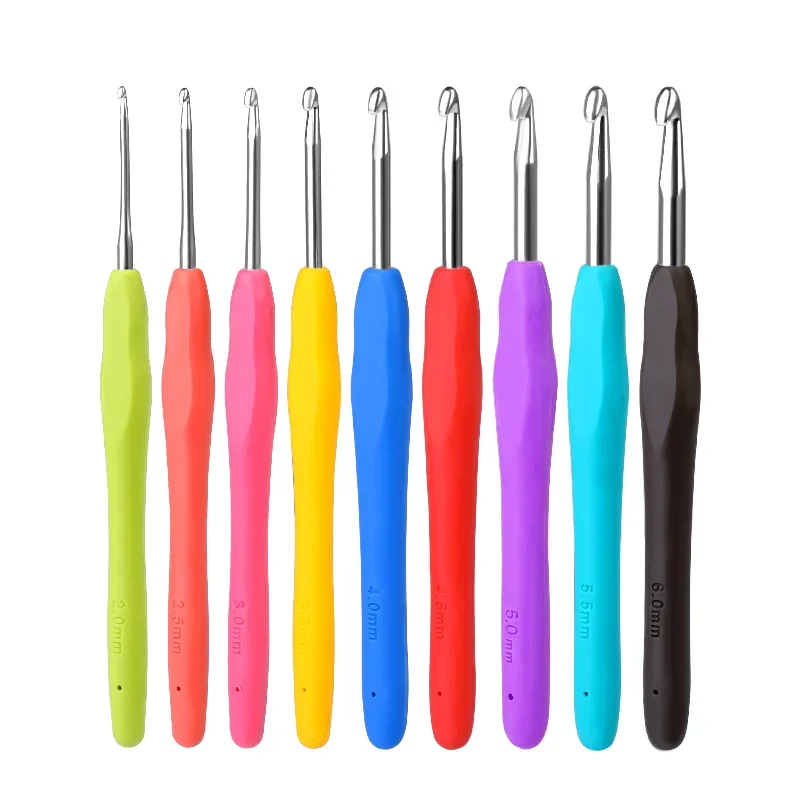 9pcs Knitting Tool Sweater Needle Soft Handle Aluminum Crochet Color Handle Scarf Sewing Needles Knitting for DIY Craft
9pcs Knitting Tool Sweater Needle Soft Handle Aluminum Crochet Color Handle Scarf Sewing Needles Knitting for DIY Craft
