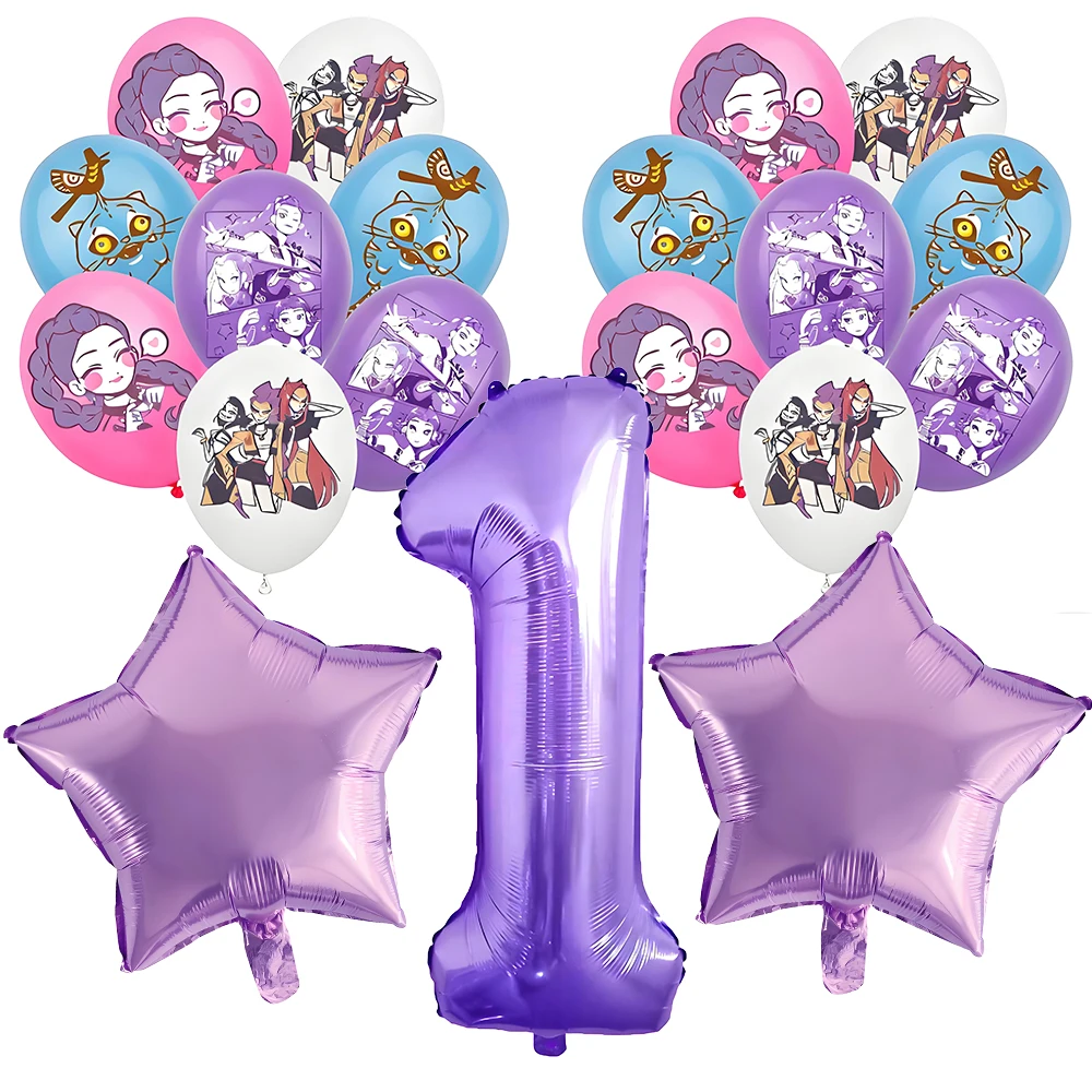 Demones Witch Hunters Rumi Girls Детский декор для дня рождения, мяч с номером и цифрами 1-10, набор воздушных шаров для вечеринок, подарочная игрушка 
Demones Witch Hunters Rumi Girls Детский декор для дня рождения, мяч с номером и цифрами 1-10, набор воздушных шаров для вечеринок, подарочная игрушка