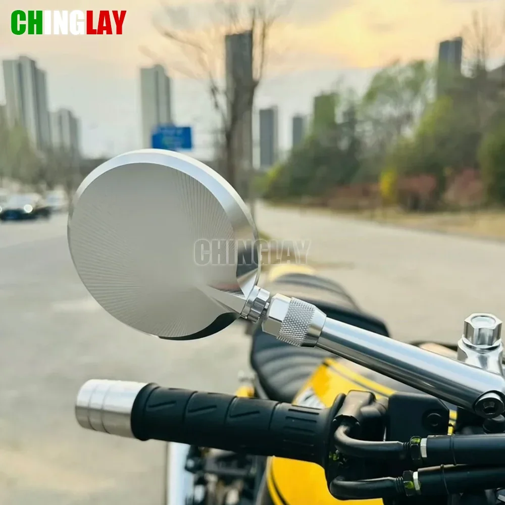Зеркало заднего вида Z900RS в стиле ретро, подходящее для Kawasaki Z900RS Z650rs, синее зеркало заднего вида с антибликовым покрытием
Зеркало заднего вида Z900RS в стиле ретро, подходящее для Kawasaki Z900RS Z650rs, синее зеркало заднего вида с антибликовым покрытием