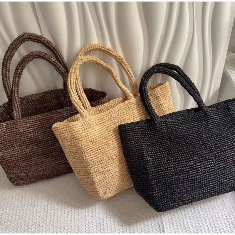 Luxury Handmade Knitted Shoulder Bag Simple Solid Color Niche Design Handbag Fashion New Large Capacity Commuting Women Tote Bag
Luxury Handmade Knitted Shoulder Bag Simple Solid Color Niche Design Handbag Fashion New Large Capacity Commuting Women Tote Bag