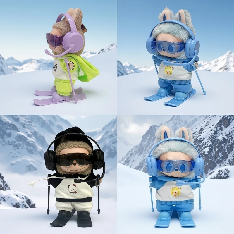 Labubu Ski Equipment Set for 17cm V1 V3 Labubu Fashion Ski Goggles Creative Mini Clothing Accessories Children's Toy Gift
Labubu Ski Equipment Set for 17cm V1 V3 Labubu Fashion Ski Goggles Creative Mini Clothing Accessories Children's Toy Gift