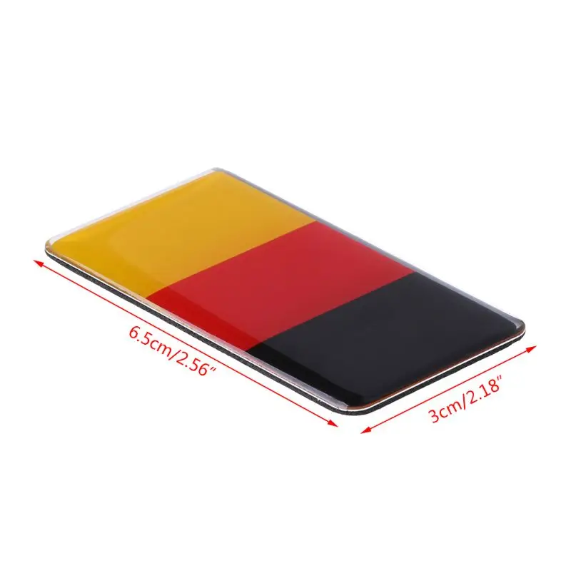 Автомобильная наклейка 3D наклейка решетка бампера окно кузова украшение немецкий немецкий флаг значок эмблема для GOLF