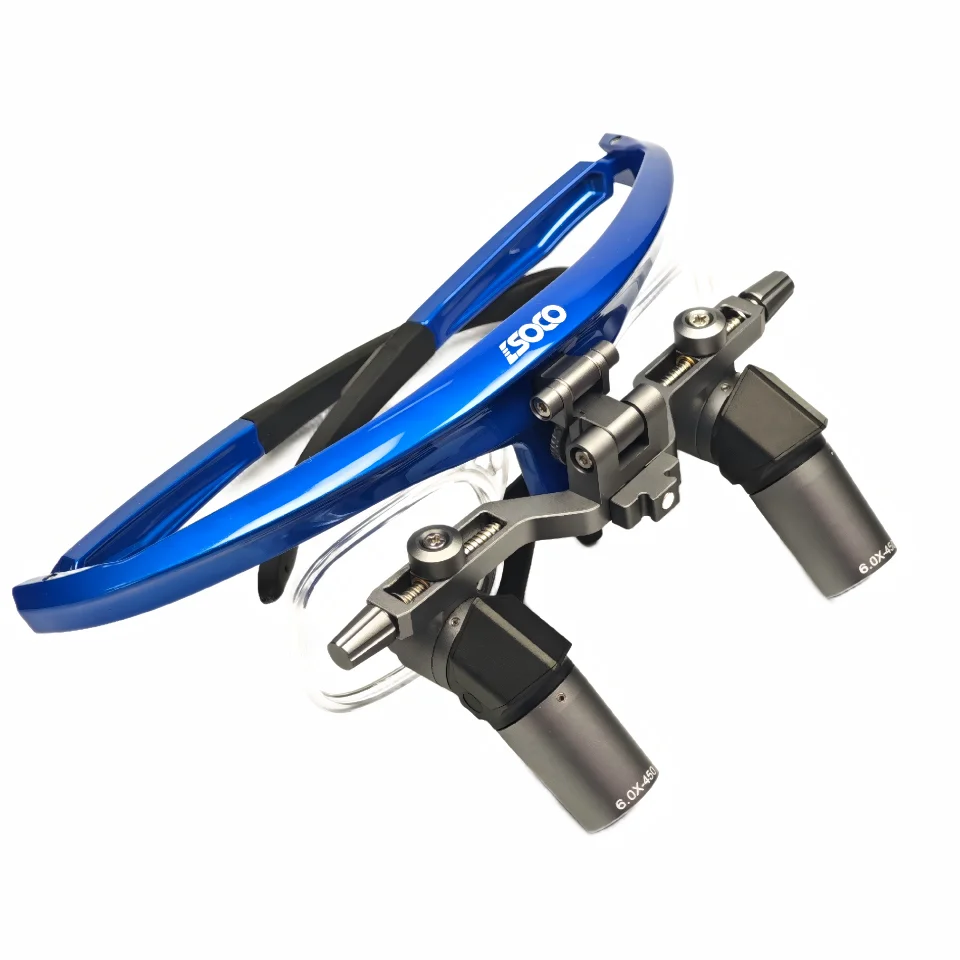 Adjustable Interpupillary Distance Ergo Dental Loupes 3X 4X 5X 6X Prism Surgical Magnifier with Wireless LED Headlight Glasses
Adjustable Interpupillary Distance Ergo Dental Loupes 3X 4X 5X 6X Prism Surgical Magnifier with Wireless LED Headlight Glasses