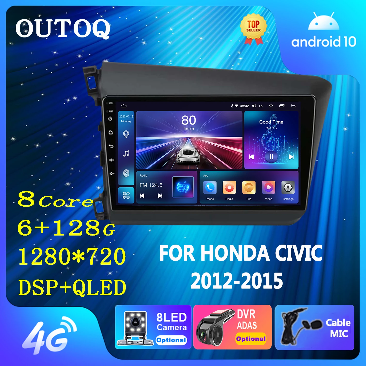 Android Car Radio Multimedia For Honda Civic 2012 2013 2014 2015 Carplay Video Player DSP IPS GPS Navigation 2 Din Autoradio
Android Car Radio Multimedia For Honda Civic 2012 2013 2014 2015 Carplay Video Player DSP IPS GPS Navigation 2 Din Autoradio