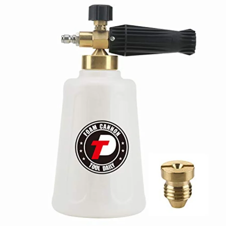 Pressure Washer for Car Wash, Snow Foam Lance, Additional Orifice Nozzle 1.1mm, 1/4 Inch Quick Connect
Pressure Washer for Car Wash, Snow Foam Lance, Additional Orifice Nozzle 1.1mm, 1/4 Inch Quick Connect