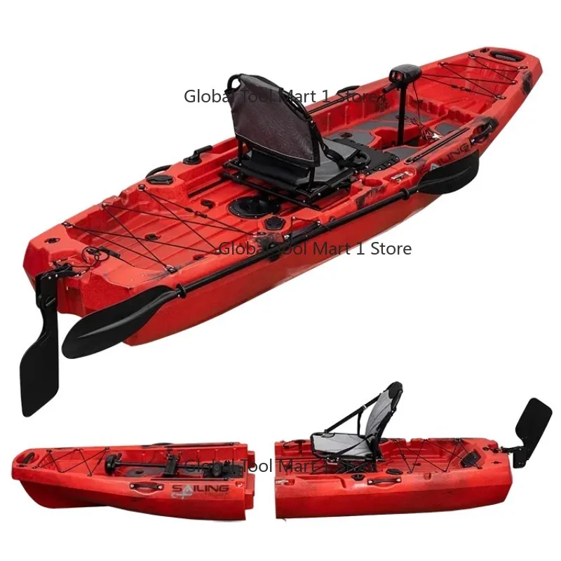 Kayak 10ft 3 Modular Plastic Boat Lu-xury Single Seat Pedal Drive Fishing Canoe Customized Logo
Kayak 10ft 3 Modular Plastic Boat Lu-xury Single Seat Pedal Drive Fishing Canoe Customized Logo