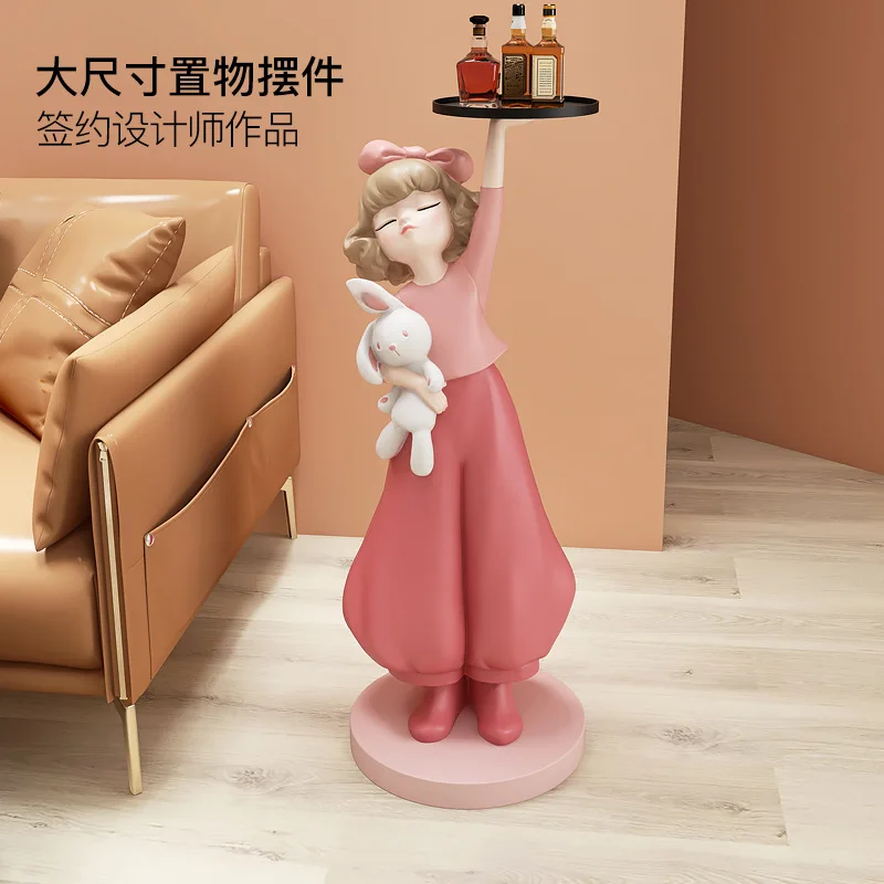 Girl Holding Rabbit Creative TV Cabinet, Sofa, Decorations, Living Room Decorations, Large Floor To Floor Housewarming Gifts
Girl Holding Rabbit Creative TV Cabinet, Sofa, Decorations, Living Room Decorations, Large Floor To Floor Housewarming Gifts