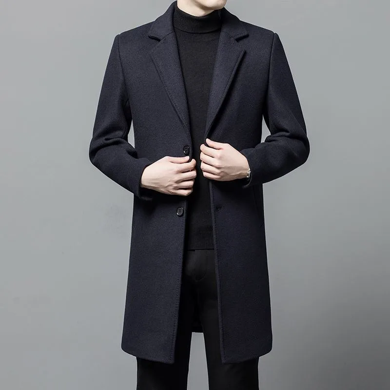 Premium Winter Coat for Men New Slim Fit Wool Blend Trench Jacket Mid Length Formal Occasion Outerwear with Detachable Hood
Premium Winter Coat for Men New Slim Fit Wool Blend Trench Jacket Mid Length Formal Occasion Outerwear with Detachable Hood