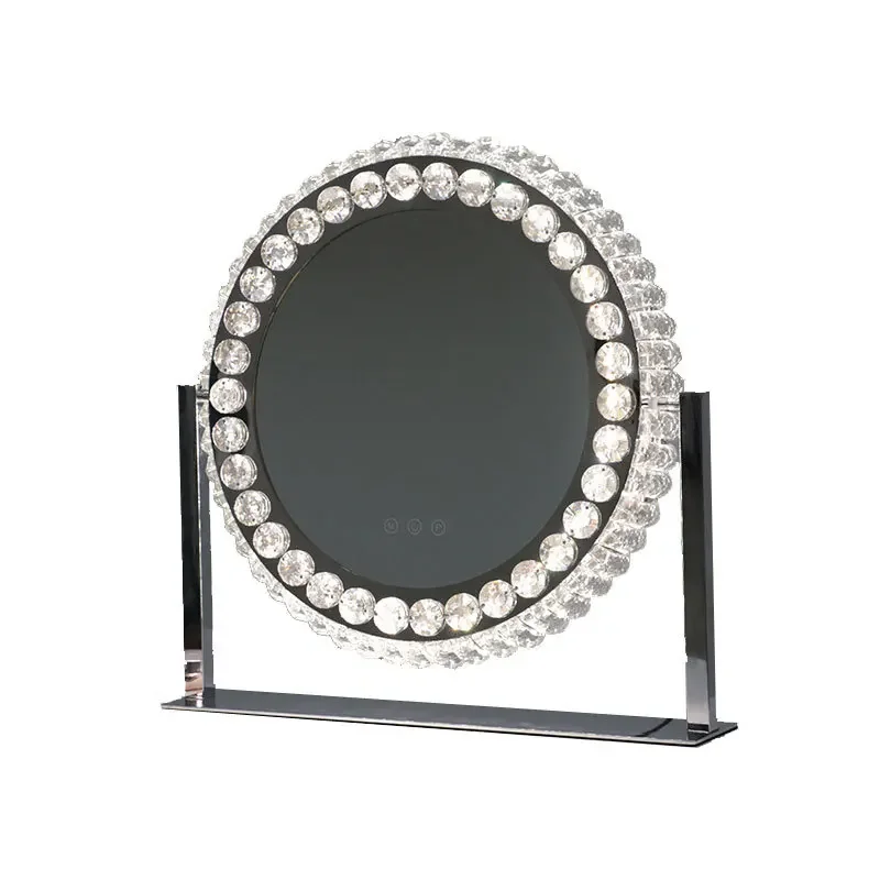 Round crystal vanity mirror Home simple modern vanity Desktop large Desktop fill light vanity table
Round crystal vanity mirror Home simple modern vanity Desktop large Desktop fill light vanity table