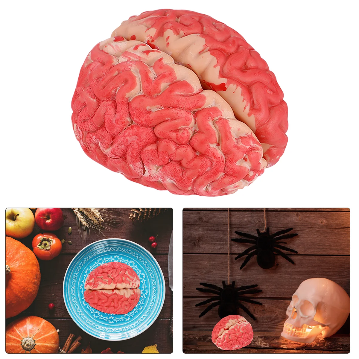 Halloween Prop Bloody Scary Fake Organ Human Brain Body Parts for Halloween Party Accessories(Dark Red)
Halloween Prop Bloody Scary Fake Organ Human Brain Body Parts for Halloween Party Accessories(Dark Red)