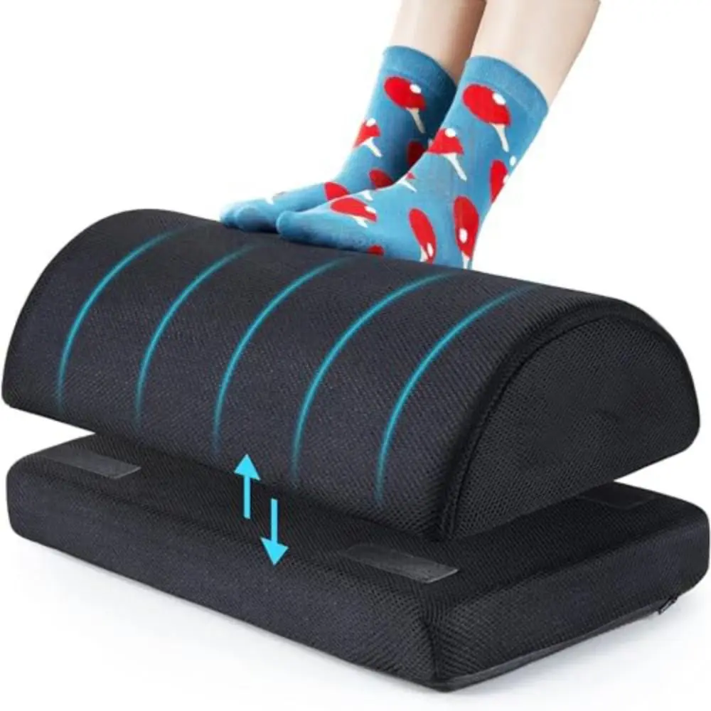Memory Foam Travel Foot Rest Slow Rebound Adjustable Height Comfortable Foot Stool Washable Cover Non-Slip Under Desk Footrest
Memory Foam Travel Foot Rest Slow Rebound Adjustable Height Comfortable Foot Stool Washable Cover Non-Slip Under Desk Footrest