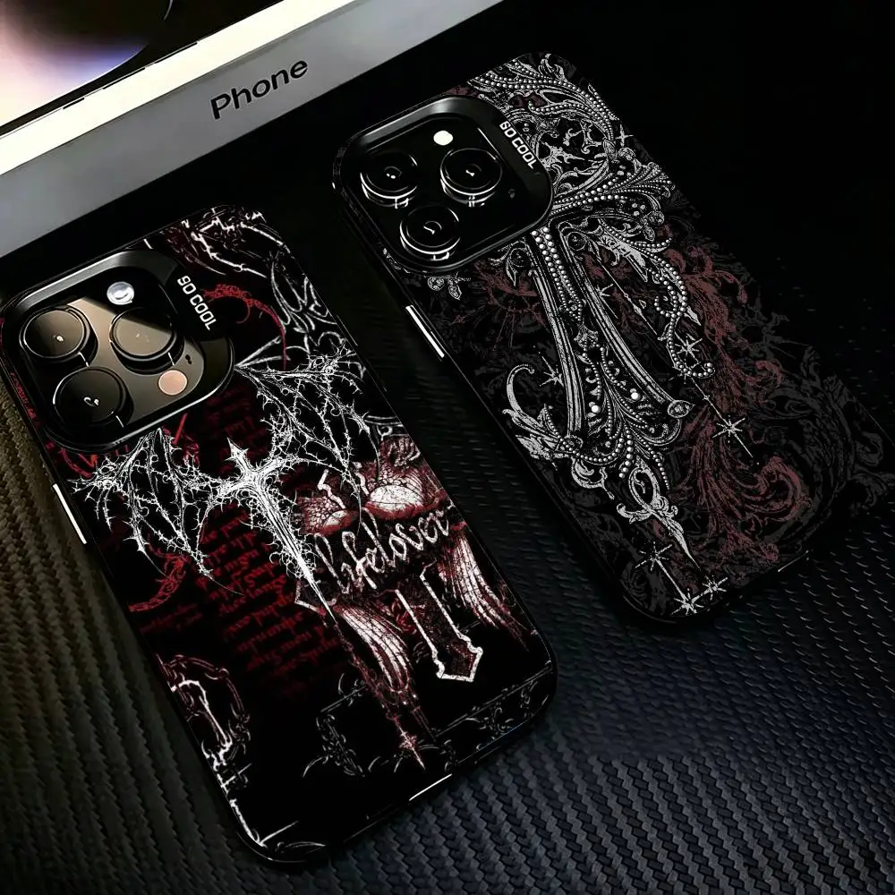 Cyber Sigilism Cross Gothic Silver Cover For Phone Case For iPhone 17,16,15,14,13,12,11 Plus,Pro Max,XS
Cyber Sigilism Cross Gothic Silver Cover For Phone Case For iPhone 17,16,15,14,13,12,11 Plus,Pro Max,XS