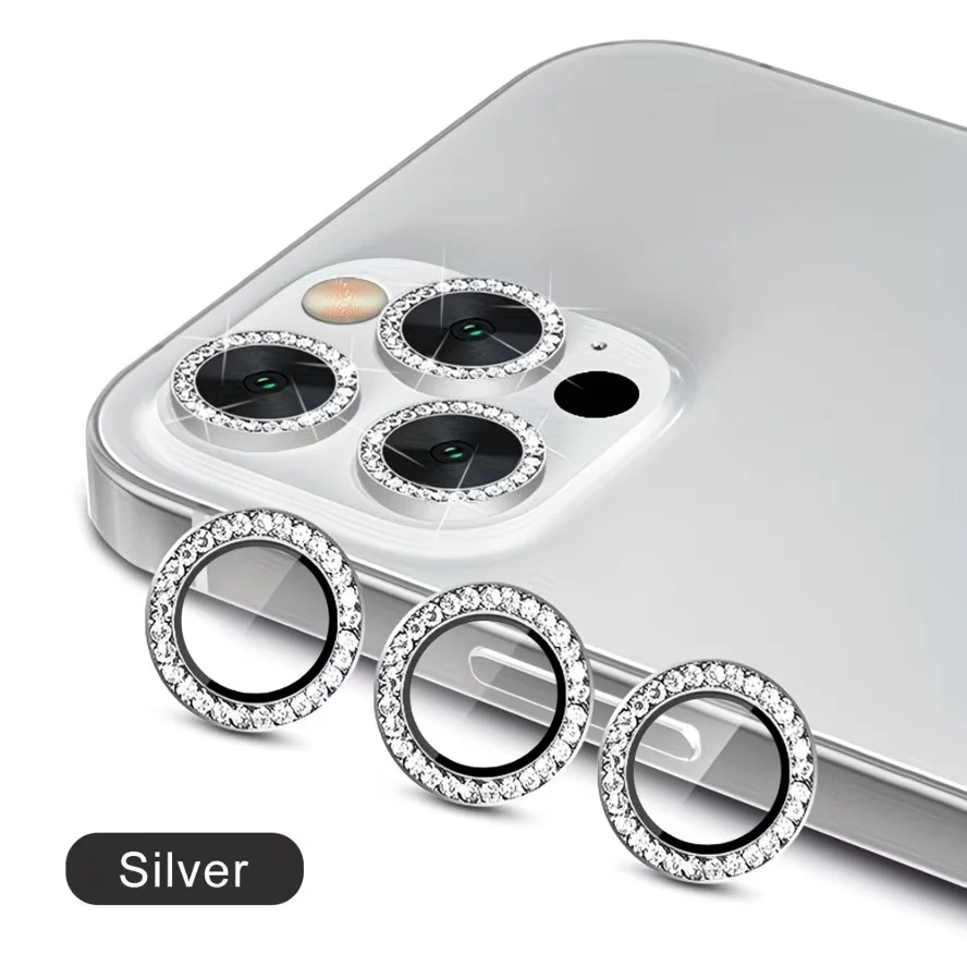 1Set Camera Lens Protector Silver Aluminum AR HD 9H Tempered Glass Metal Ring Case Friendly for iPhone 17 16 15 14 13 11 Pro Max 1Set Camera Lens Protector Silver Aluminum AR HD 9H Tempered Glass Metal Ring Case Friendly for iPhone 17 16 15 14 13 11 Pro Max
