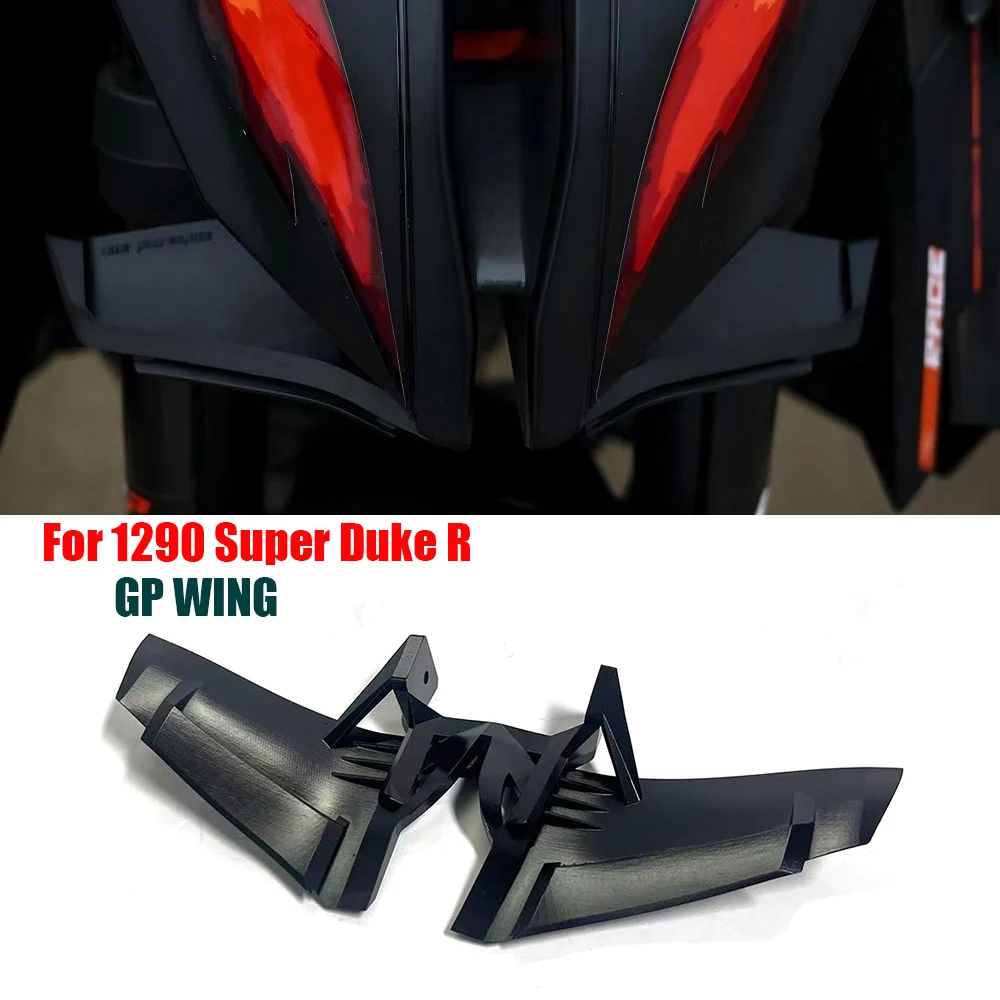 For 1290 Super Duke R Motorcycle GP Wing Downward Tilting Front Spoiler Aerodynamic Wing Front Spoiler Kit 1290 Super Duke 2023-
For 1290 Super Duke R Motorcycle GP Wing Downward Tilting Front Spoiler Aerodynamic Wing Front Spoiler Kit 1290 Super Duke 2023-