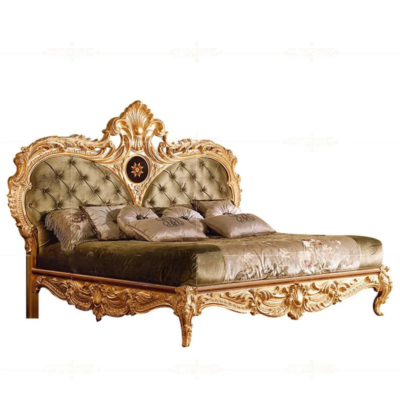 French double bed European carved queen bed villa bedroom fabric princess bed wedding
French double bed European carved queen bed villa bedroom fabric princess bed wedding