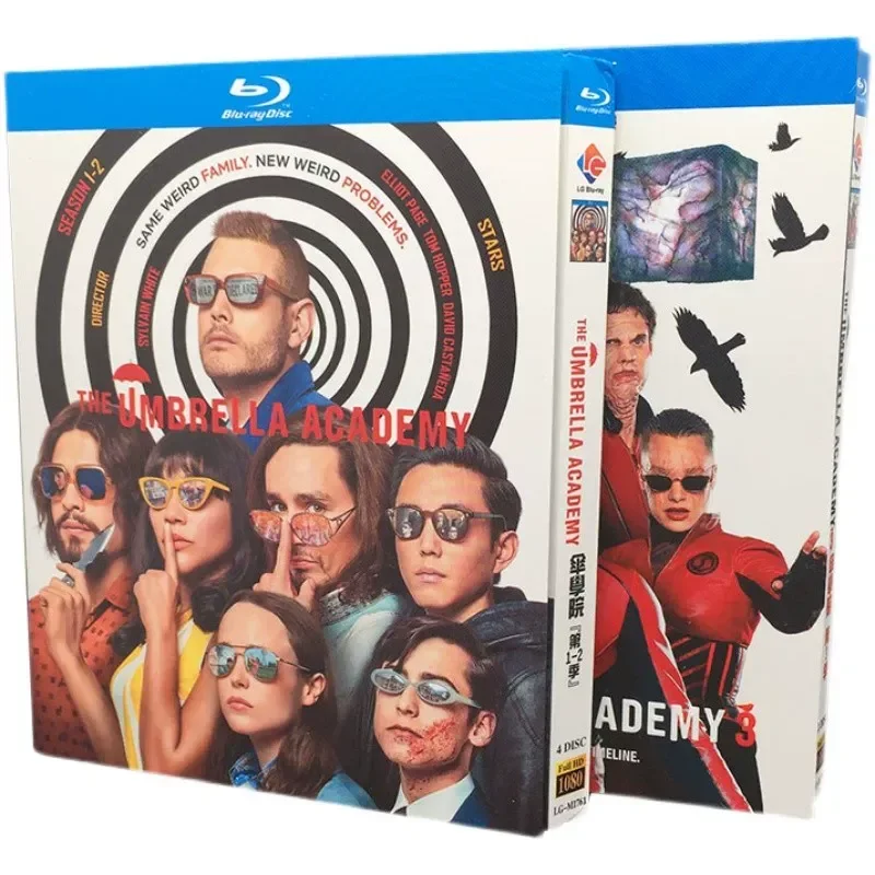 BD Blu-ray High Definition American Drama The Umbrella Academy Seasons 1–4 10-Disc Box Set
BD Blu-ray High Definition American Drama The Umbrella Academy Seasons 1–4 10-Disc Box Set