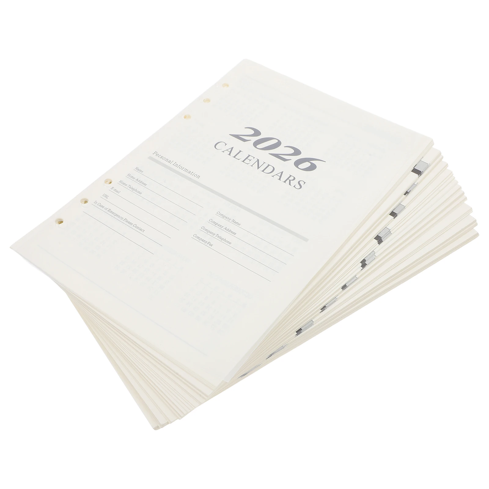 2026 Monthly Planner Refills Loose Leaf Notebook Core Replacement A5 6 Ring Prepunched Paper Inserts Reusable Pages
2026 Monthly Planner Refills Loose Leaf Notebook Core Replacement A5 6 Ring Prepunched Paper Inserts Reusable Pages