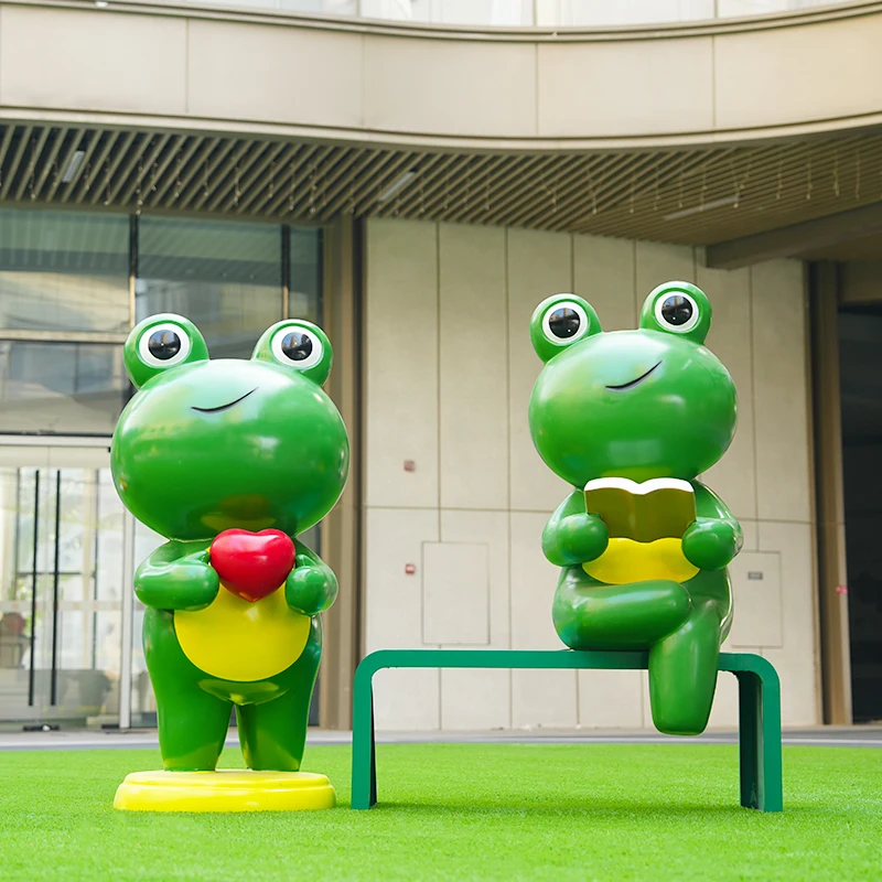 Cartoon frog bullfrog large ornament fiberglass sculpture model shop mall beauty Chen Internet celebrity clock in welcome
Cartoon frog bullfrog large ornament fiberglass sculpture model shop mall beauty Chen Internet celebrity clock in welcome