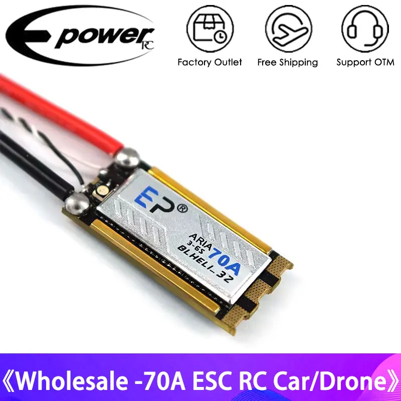 Радиоуправляемый бесщеточный Квадрокоптер E-Power 70A AM32 ESC 3-6S для FPV гоночного квадрокоптера детали гусеничного трактора 1-10 шт.
Радиоуправляемый бесщеточный Квадрокоптер E-Power 70A AM32 ESC 3-6S для FPV гоночного квадрокоптера детали гусеничного трактора 1-10 шт.