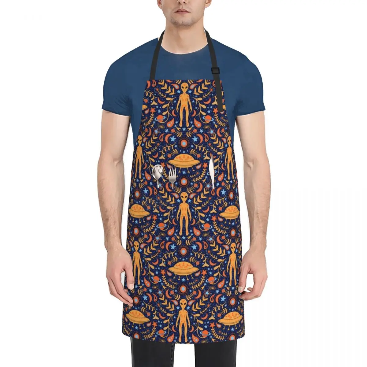 Folk Art Alien in Yellow, Orange & Blue Apron women's kitchens Women's Dresses chef costume Apron
Folk Art Alien in Yellow, Orange & Blue Apron women's kitchens Women's Dresses chef costume Apron