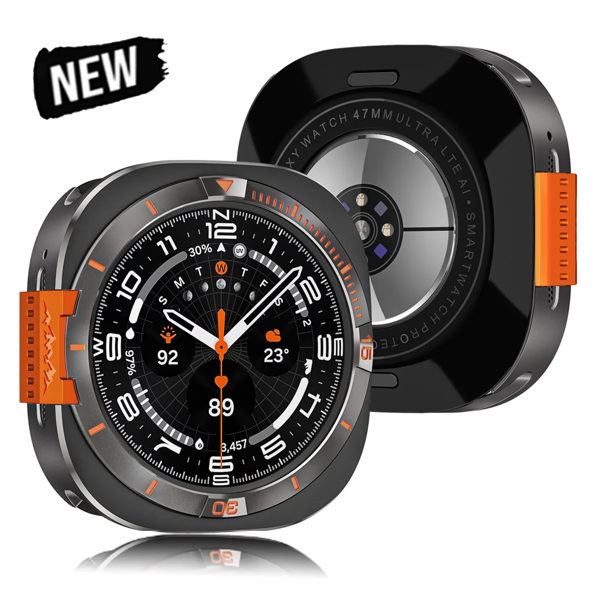 Новый защитный чехол из сплава и поликарбоната для Samsung Galaxy Watch Ultra 47 мм, металлический защитный бампер для Galaxy Watch Ultra 2025 47 мм, аксессуары
Новый защитный чехол из сплава и поликарбоната для Samsung Galaxy Watch Ultra 47 мм, металлический защитный бампер для Galaxy Watch Ultra 2025 47 мм, аксессуары