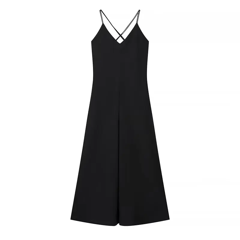 Women 2024 Summer New Fashionable Simple Strap Jumpsuit Chic Backless All-match Wide Leg Jumpsuit Trousers Mujer
Women 2024 Summer New Fashionable Simple Strap Jumpsuit Chic Backless All-match Wide Leg Jumpsuit Trousers Mujer