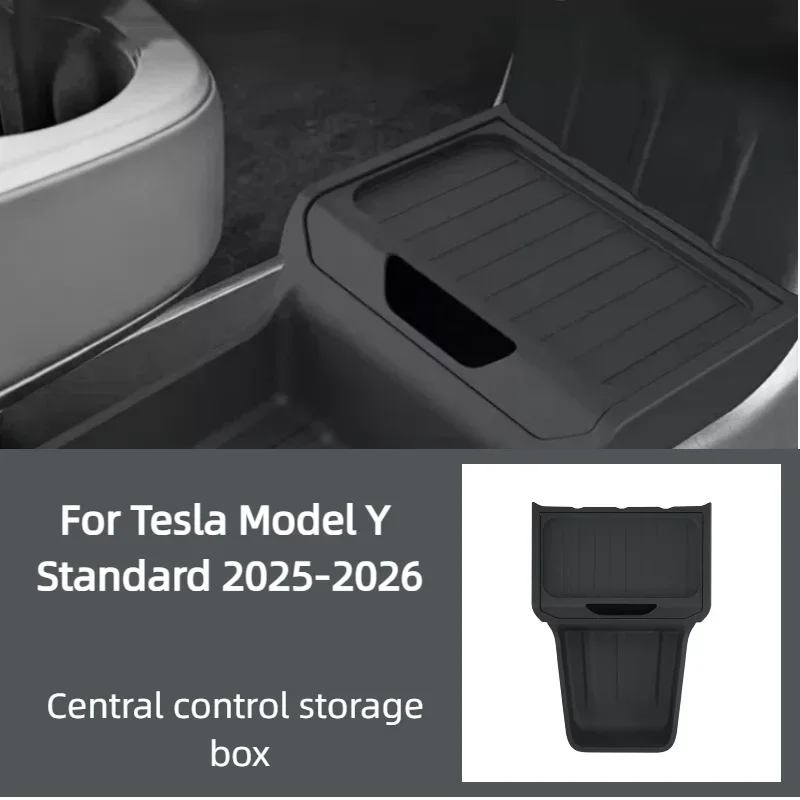 For Tesla Model Y Standard 2025-2026 Central Control Storage Box TPE Under Console Armrest Organizer Tray Interior Accessories
For Tesla Model Y Standard 2025-2026 Central Control Storage Box TPE Under Console Armrest Organizer Tray Interior Accessories