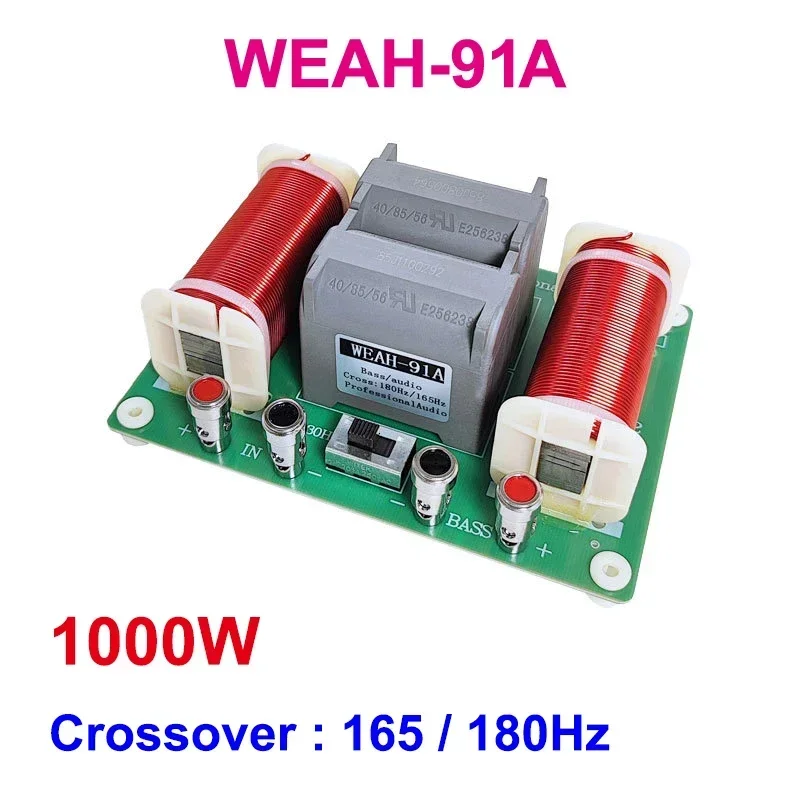 1 PCS 2500W Bass Speaker 200Hz Subwoofer Frequency Divider Hifi Stereo DIY Audio Woofer Crossover Filter
1 PCS 2500W Bass Speaker 200Hz Subwoofer Frequency Divider Hifi Stereo DIY Audio Woofer Crossover Filter