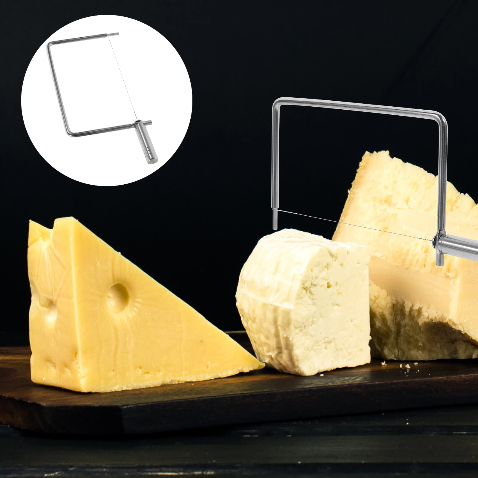Cutter Soft Stainless Steel Block Butter Cutter Slicer Egg Cheese Cutting Wire Kitchen Cheese Slicer With Wire Tool
Cutter Soft Stainless Steel Block Butter Cutter Slicer Egg Cheese Cutting Wire Kitchen Cheese Slicer With Wire Tool