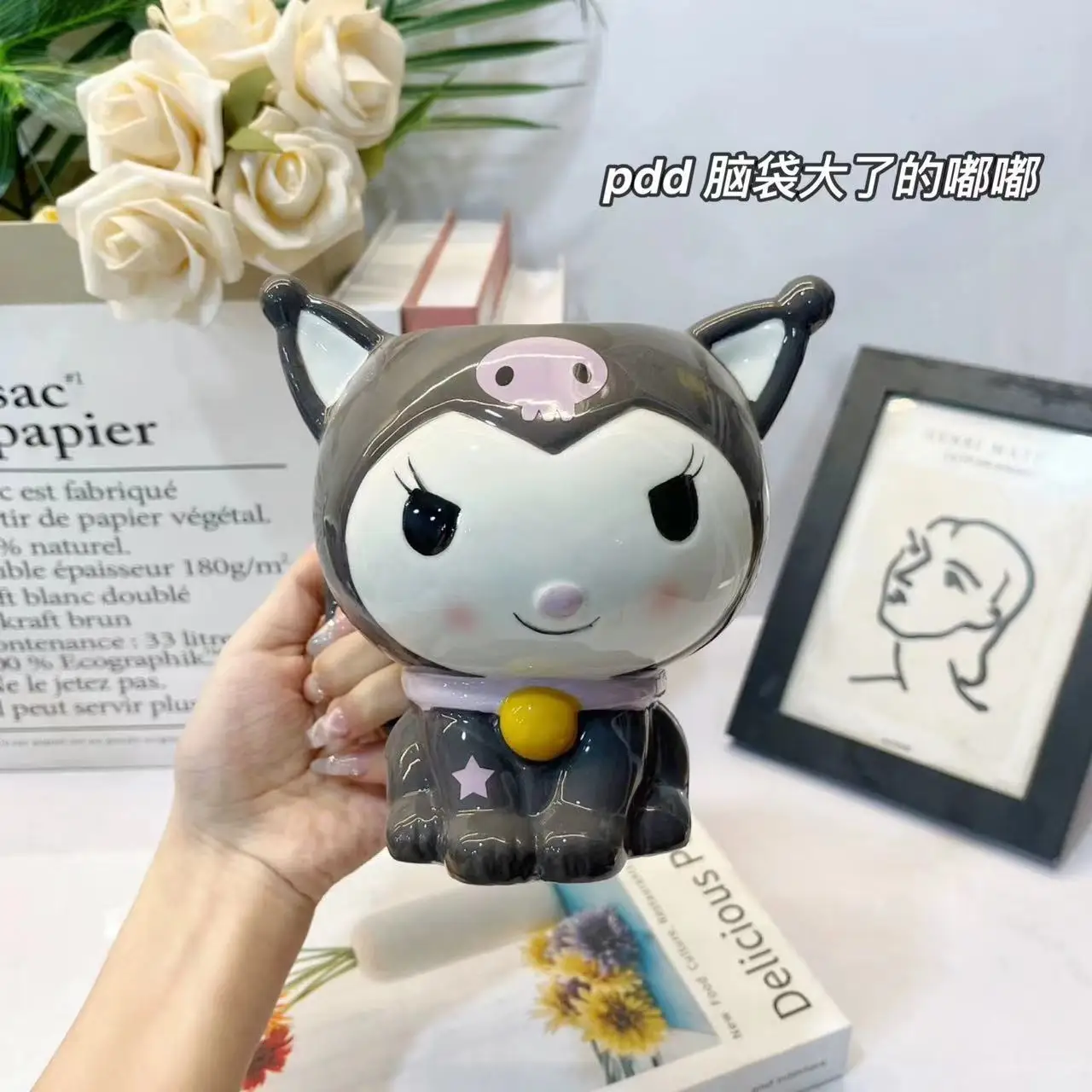 Kawaii Sanrio Kuromi Cup Full Body Ceramic Cup Ins Style Large Capacity Cartoon Mug Water Cups Gift for Women Girls Home Decor
Kawaii Sanrio Kuromi Cup Full Body Ceramic Cup Ins Style Large Capacity Cartoon Mug Water Cups Gift for Women Girls Home Decor