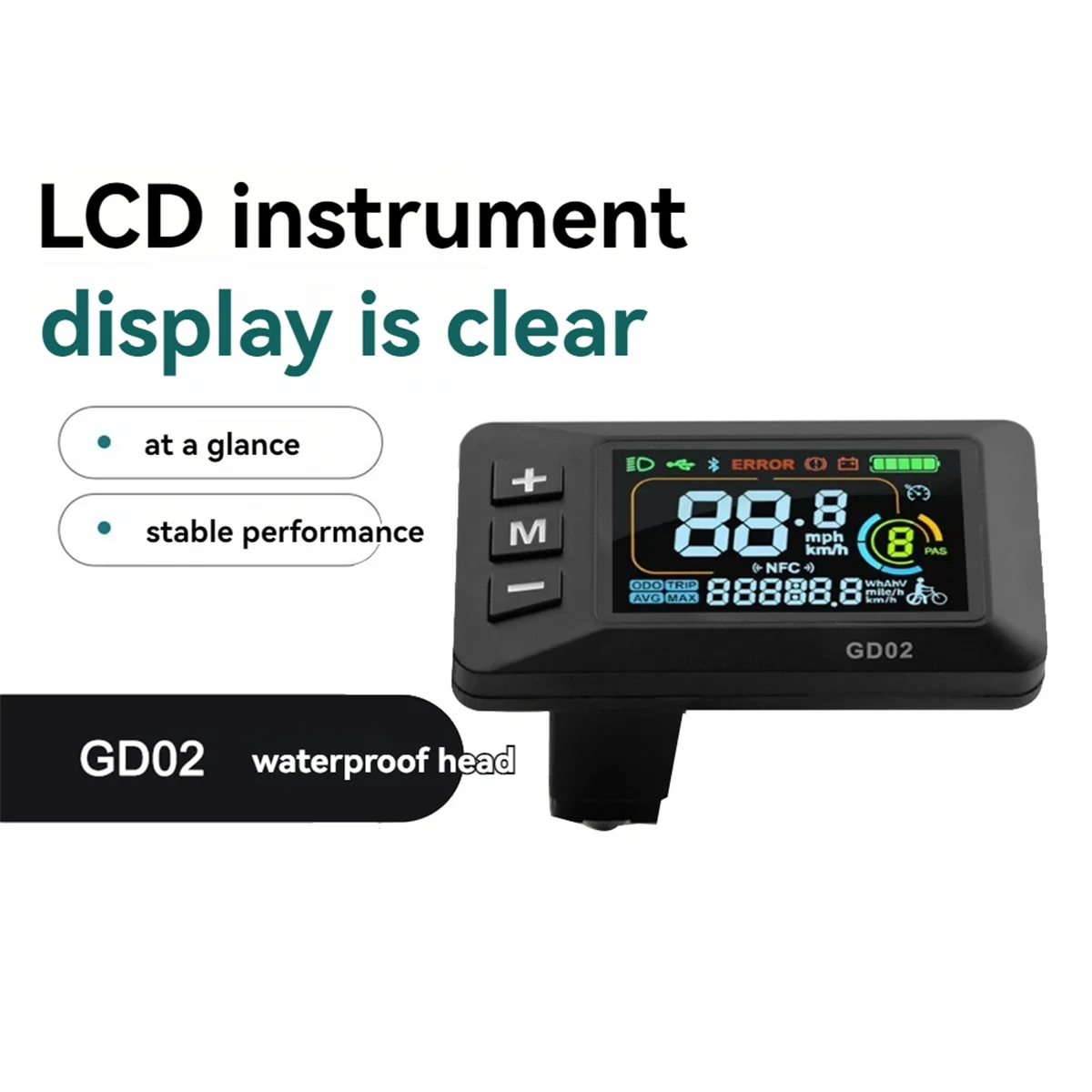 A97ZZ LCD-GD02 Электрический велосипед ЖК-дисплей Метр Приборная панель Дисплей Панель 24 В 36 В 48 В 52 В 60 В для электрического скутера 5PIN
A97ZZ LCD-GD02 Электрический велосипед ЖК-дисплей Метр Приборная панель Дисплей Панель 24 В 36 В 48 В 52 В 60 В для электрического скутера 5PIN